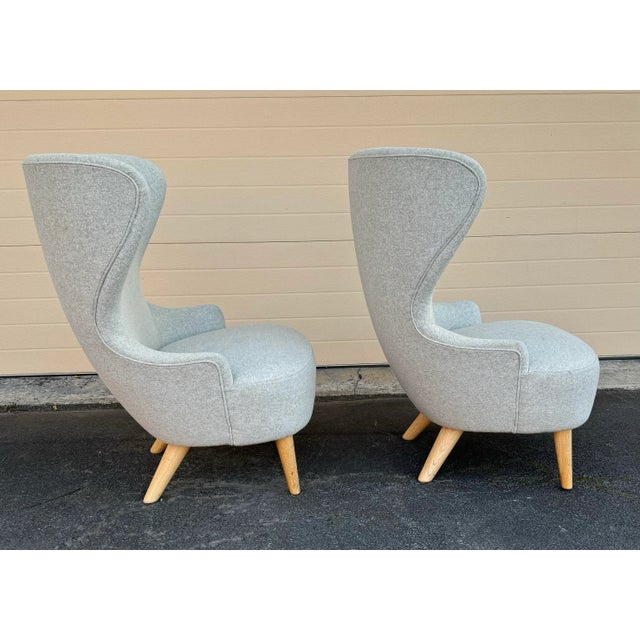 George Smith Tom Dixon for George Smith Micro Wingback Chairs For Sale - Image 4 of 12