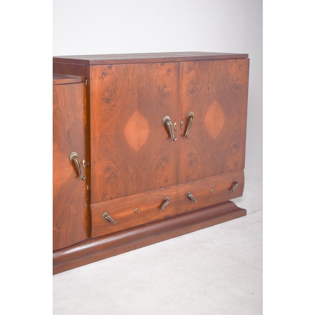 Vintage Portuguese Art Deco Sideboard, 1920 For Sale - Image 4 of 12