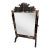 Vintage English Horn & Aged Mirror Dressing Tabletop Mirror For Sale