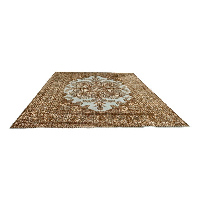 Large Vintage Tree of Life Pattern Rug, 1960 For Sale