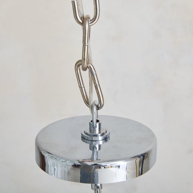 Modern Italian Tiered Murano Glass Chandelier Attributed to Archimede Seguso, 1950s For Sale - Image 3 of 11
