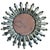 Metal Italian Sun Mirror, 1950s For Sale - Image 7 of 10