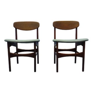 Set of Teak Chairs by Arne Hovmand Olsen for Jutex, 1950s For Sale