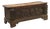 Walnut Chest with Vine Tendril Carvings For Sale