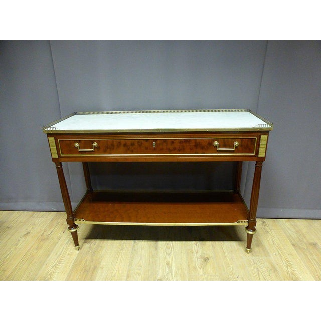 Louis XVI Console Table in Mahogany For Sale - Image 13 of 13