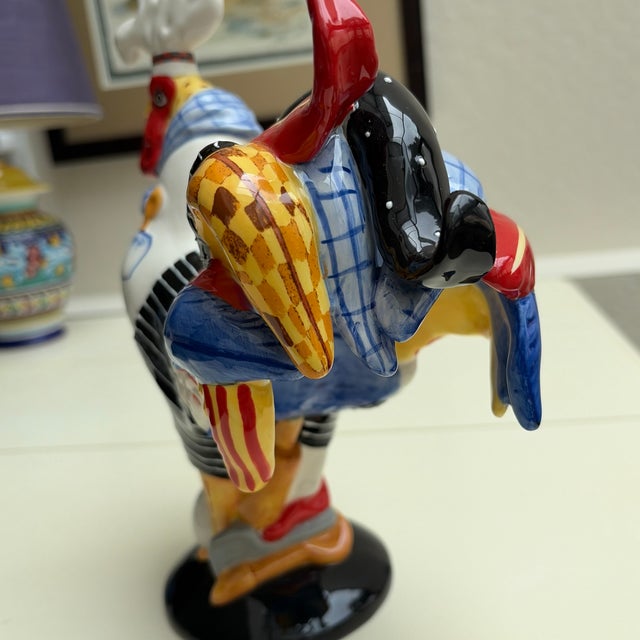 "Baking and Eggs" Chef Rooster From the Poultry in Motion Collection by Artist Sharon Neuhaus For Sale - Image 10 of 12