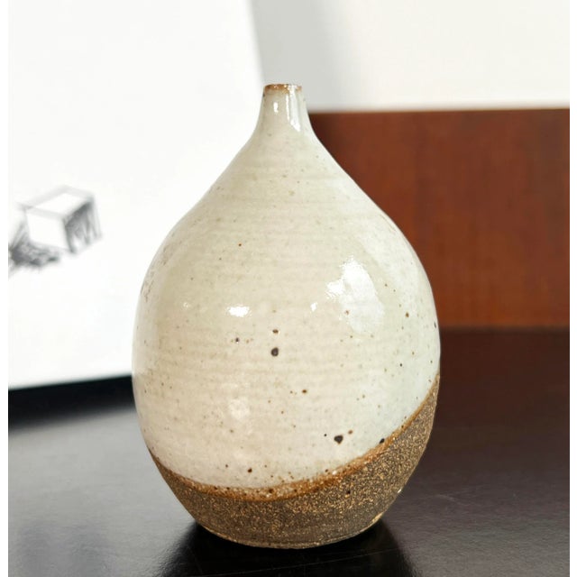 American Vintage American Studio Art Pottery Weed Pot Vase For Sale - Image 3 of 6