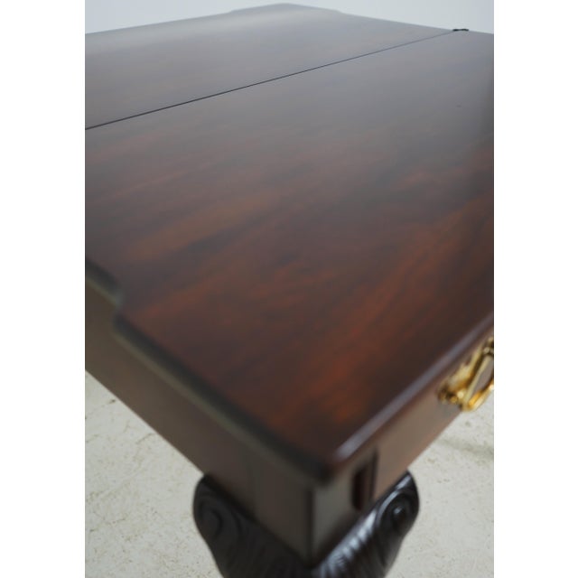 Statton Cherry Private Collection Flip Top Table For Sale - Image 15 of 17