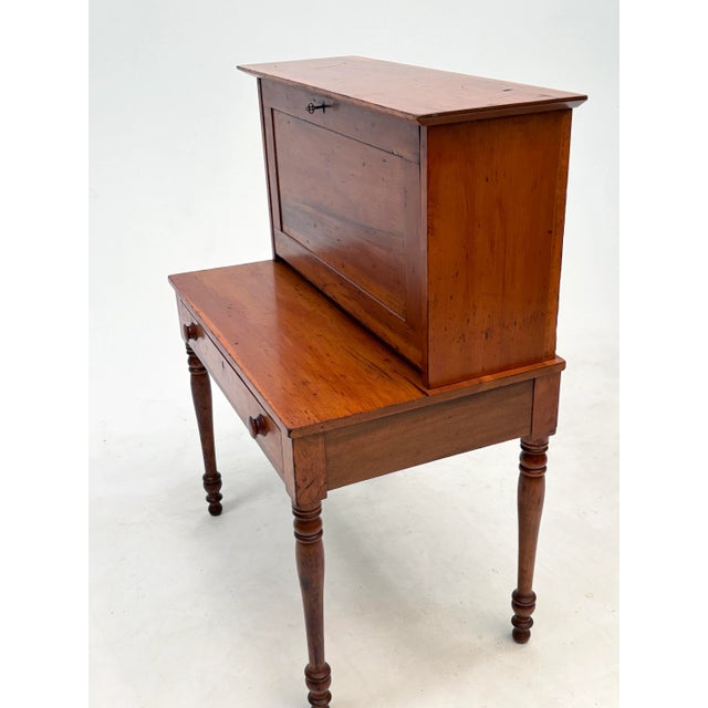 Mid 19th Century C. 1840-1850 Southern Cherry Plantation Desk For Sale - Image 5 of 18