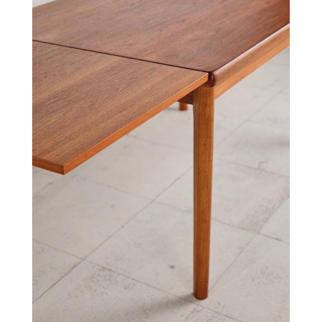 Mid-Century Danish Extendable Dining Table in Teak by Henning Kjaernulf for Vejle Stole & Møbelfabrik, 1960s For Sale - Image 14 of 18
