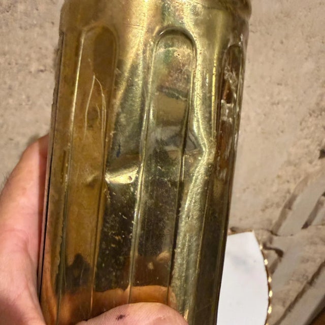 Antique Pyrene Brass Fire Extinguisher Vintage For Sale - Image 12 of 15