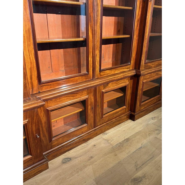 Large Victorian Bookcase in Mahogany For Sale - Image 16 of 18