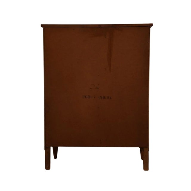 Dixie Furniture Solid Pecan Italian Neoclassical Tuscan Style 34″ Chest of Drawers 260-7 For Sale - Image 11 of 13