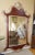 Large, 95" high, Rococo wall mantle mirror made by Harrison Gil. This mirror is made from solid wood, including the...