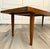 Vintage Scandinavian Modern Slatted Wood Bench Made in Yugoslavia For Sale - Image 11 of 13