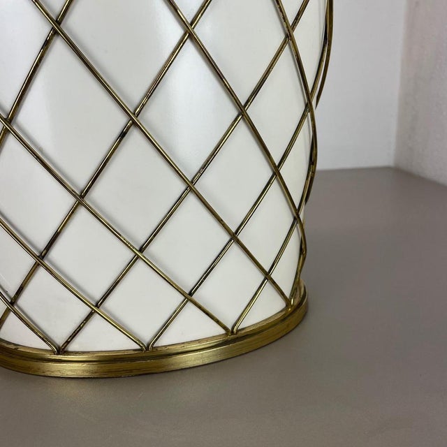Brass Umbrella Stand from Vereinigte Werkstätten München, Germany 1950s For Sale - Image 12 of 18