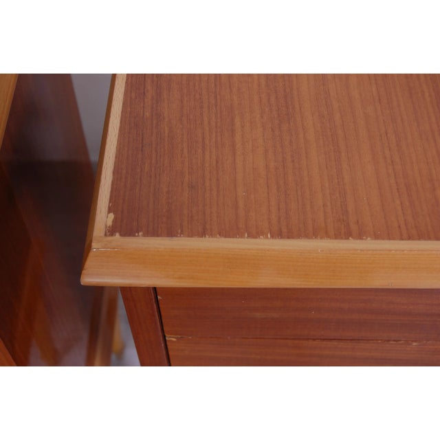 Wood Bedside Tables, 1960s, Set of 2 For Sale - Image 7 of 17