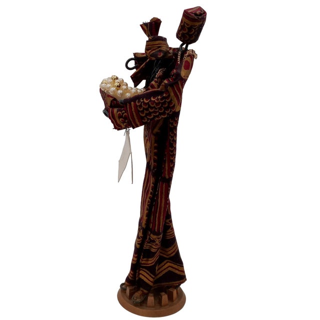 Twisted Art Wire Sculpture Abstract Contemporary Statue South Africa Handmade Clothing OOAK -Measures about 13.5" tall x...