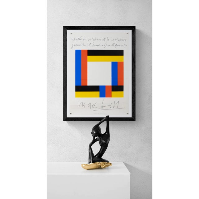Max Bill Grenoble – 1969 – Original Vintage Serigraph Exhibition Poster by Max Bill – Swiss Style – 62.5x44.5 cm The Piece...