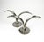 Silver-Plated Brass Björk Candleholders by Ivar Åhlenius for Ystad Metall, Set of 2 For Sale - Image 5 of 5