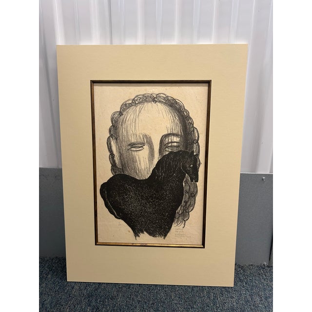 Carlos Merida Limited Edition Drawing (1931) - Signed For Sale - Image 9 of 10