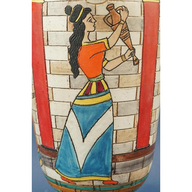 Vintage Ceramic Vase by Cima C.I.M.A. Deruta, 1930s For Sale - Image 14 of 18