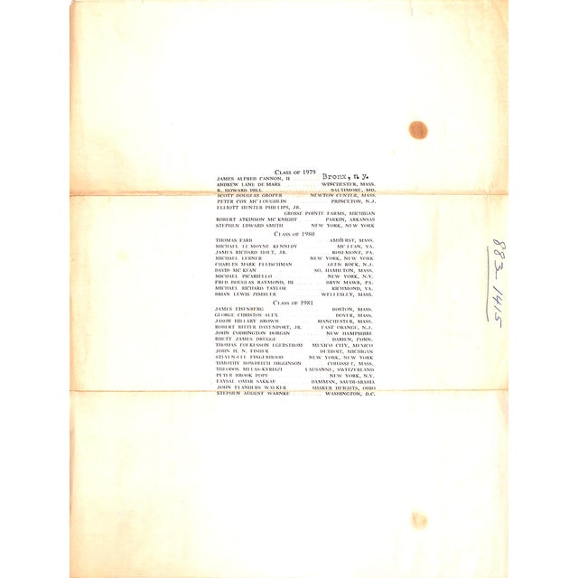 Traditional Catalogue of the Fly Club of Harvard University 1836-1948 For Sale - Image 3 of 11