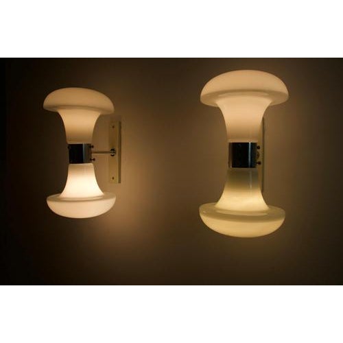 Murano Glass Wall Lamps attributed to Carlon Nason, 1970s, Italy For Sale - Image 4 of 14