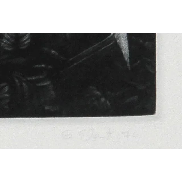 Artist: Gerde Ebert, German (1947 - ) Title: Leaves Year: 1974 Medium: Mezzotint, signed and numbered in pencil Edition:...