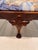 Wood Carved Settee With Needlepoint Seat For Sale - Image 7 of 11