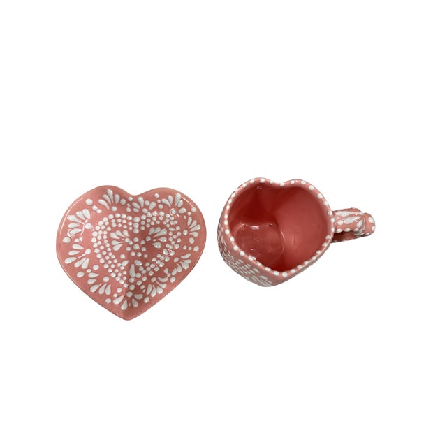 Bring a touch of Mexican tradition and heartfelt design to your daily coffee or tea ritual with this heart-shaped glazed...