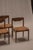 1970s Mid-Century Wengé and Rattan Dining Chairs, 1970s, Set of 6 For Sale - Image 5 of 18