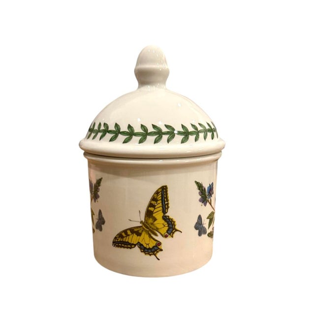 Portmeirion Botanic Garden 6" Canister / Jar With Dome Lid Veronica Speedwell For Sale - Image 4 of 7