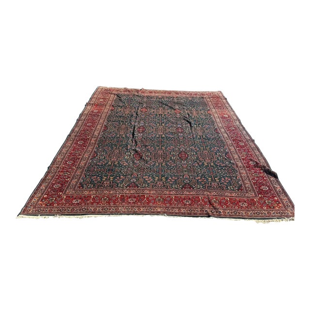 Huge Palace Size Handmade Persian Wool Tabriz Rug 13.5’ by 20’ For Sale