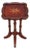 Vintage Traditional Colonial Revival Small Accent Table in Cherry and Rubberwood For Sale