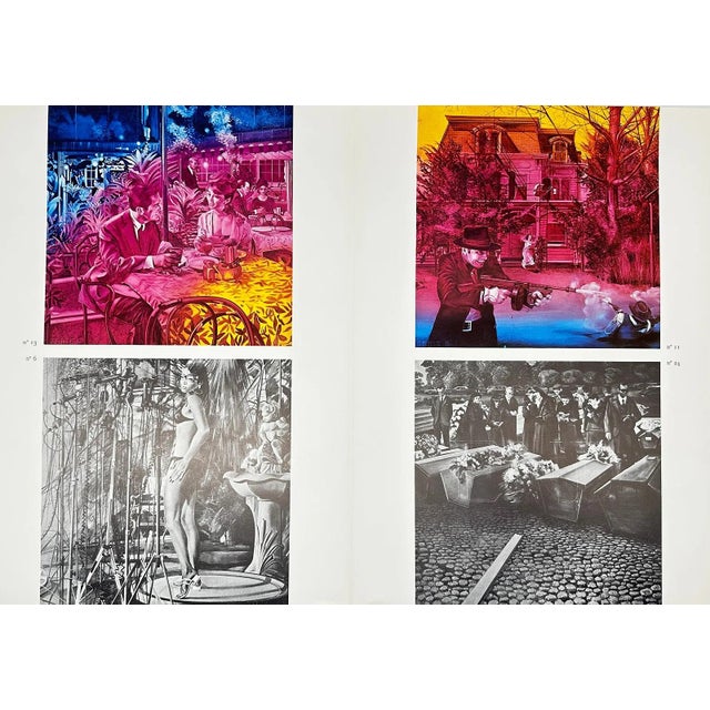 Presenting a substantial, original double-page centerfold spread by the acclaimed French Narrative Figuration artist...