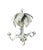 Celadon Vintage Hollywood Regency Style Tolle Palm Tree Bamboo Chandelier For Sale - Image 8 of 11