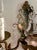 Early 20th Century Pair of French 3-Arm Candelabra Crystal Mirror Sconces For Sale - Image 10 of 13