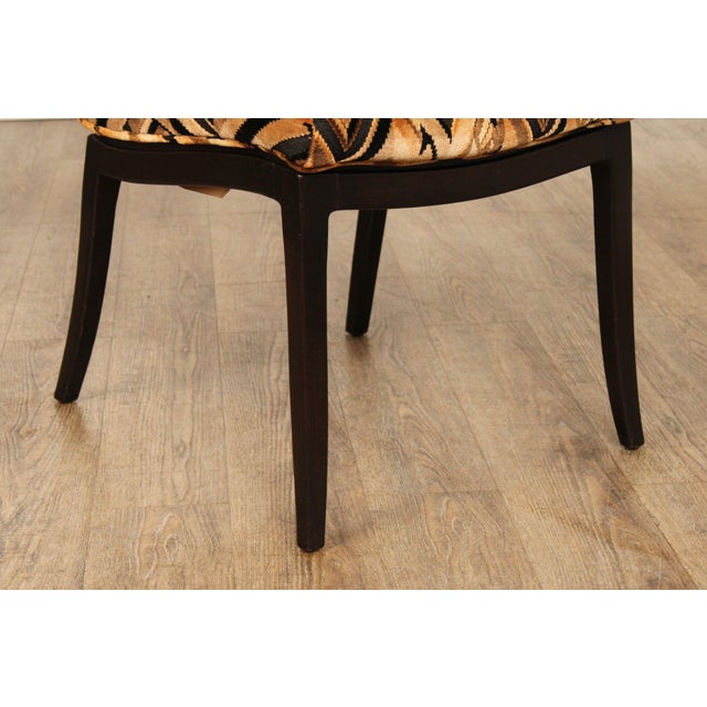 Mid 20th Century Custom Craft Set Of Six Upholstered Dining Chairs For Sale - Image 5 of 18