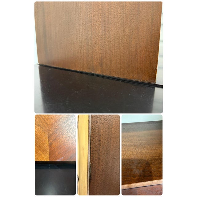 Thomasville Mid Century Modern Modular 4pc Wall Unit c.1967 For Sale - Image 10 of 12
