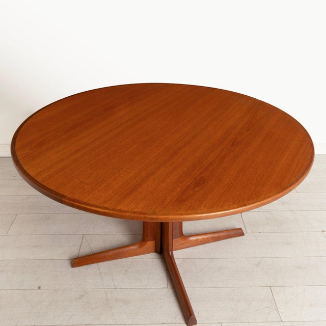 Mid-Century Modern Danish Extending Dining Table in Teak from Gudme Mobelfabrik, 1960s For Sale - Image 3 of 11