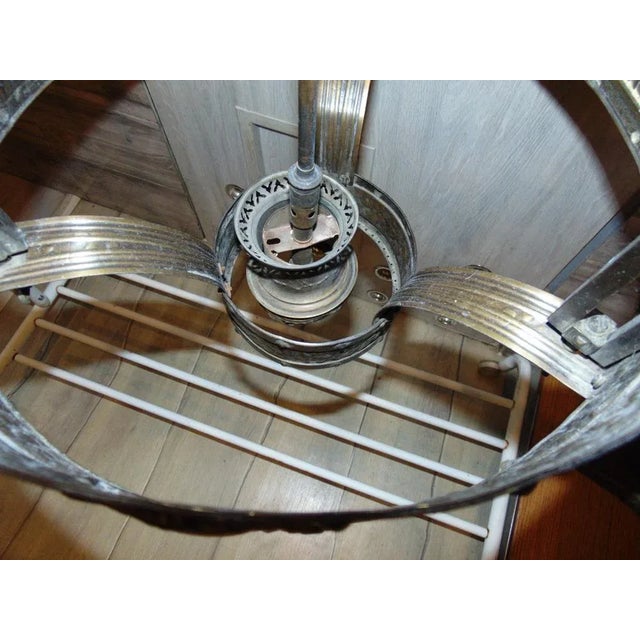 19th Century Brass Gas Ceiling Lamp For Sale - Image 5 of 12