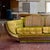 This rare mid-century Spanish revival style three-seater sofa is a true conversation piece! With its curved wooden base,...