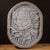 Bas-Relief Sculpture of Stylized Face with Flowers, 20th Century, Wood For Sale - Image 12 of 12