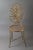 Gold Wheat Chair by S. Salvadori, Florence, 1960s For Sale - Image 10 of 13
