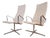 Oxford Highback Swivel Chairs by Arne Jacobsen for Fritz Hansen, 1960s, Set of 2 For Sale