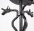 Silver Wrought Iron Candleholder with Dragon Decoration For Sale - Image 8 of 14