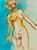 "French Nude" Contemporary Abstract Figurative Watercolor and Ink Painting on Paper For Sale - Image 4 of 5