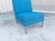 Pair of Mid-Century Chrome Slipper Lounge Chairs Styled After Knoll, 1960s For Sale - Image 12 of 14
