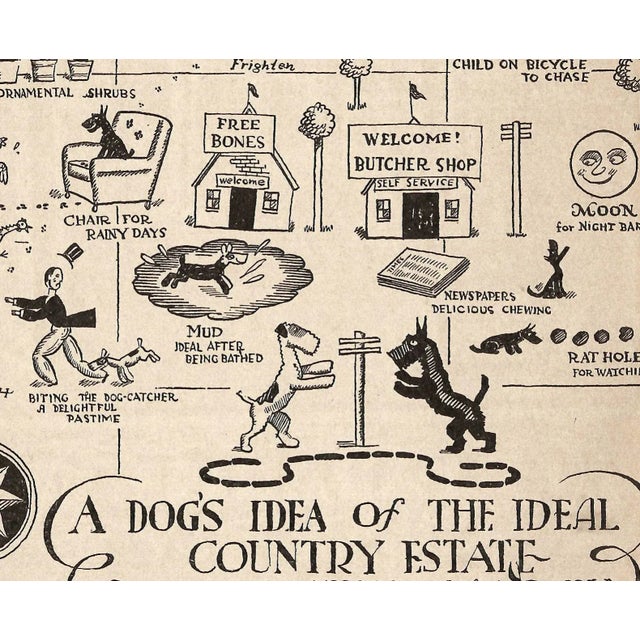 Marvelous digital print of Jazz Age humorist, John Held, Jr.'s idea of what the typical dog wants, A Dog's Idea of the...